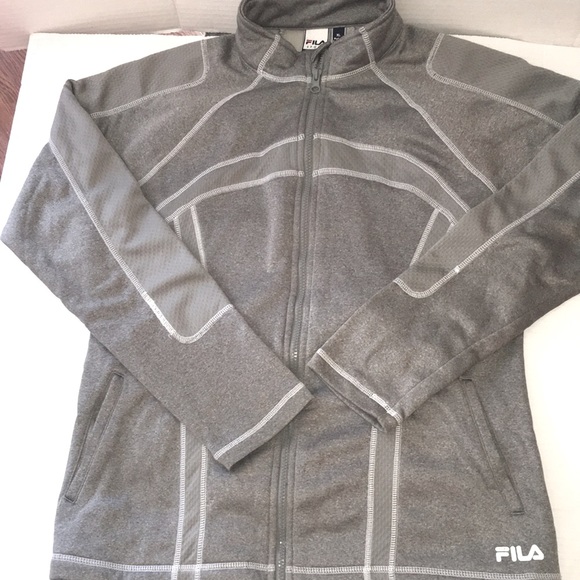 Fila sport women’s gray active wear jacket extra large - Picture 2 of 13